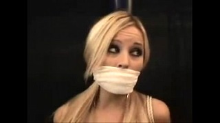 Blond in bondage