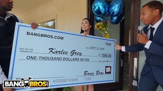 Bangbros – Karlee Grey Wins Huge, Gets At Two Monsters Of Cock!