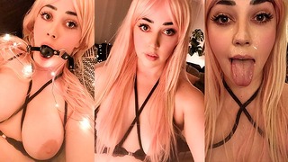 Blondie Ahegao Whore Gets Netflix and Fucked.