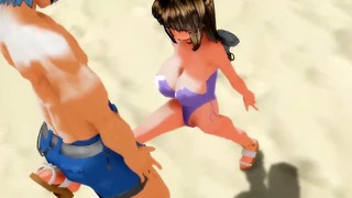 Mmd-Serie: Ball Kicking On The Shore