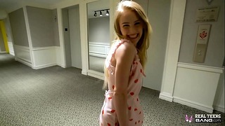 Real Teens – Blonde Teen Eats Ass & Gets Fucked During Porn Casting