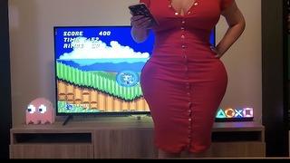 Thick Stepsis Fucks Me Before She Goes At Her Date At Valentines Day