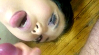 Skull Fuck Facefucking With a Good Cumthroat Finish - Punishworld.com