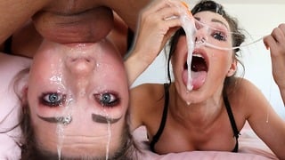 Sloppy Upside Down Throat Coitus | Balls Deep Facefucking – Shaiden Rogue