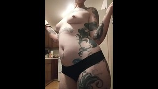 Booty Boobies, Dabs Topless Smoking