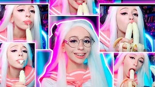 Schoolgirl Learns to Do Blowjob