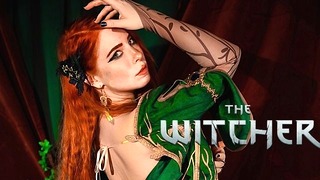 Redhead Irish girl gets fucked in costume in every positiion
