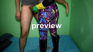 Rubber Gloves Handjob, Facesitting Rubber Shoes Yoga Leggings (preview)