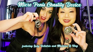 The Dick Whisperer: Micro Dick Chastity Device Lady Bellatrix Plus Madame Li Ying előzetesével