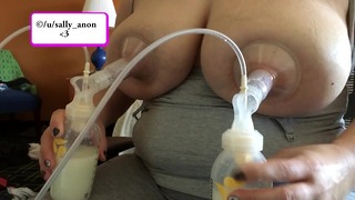 Sallys Away & Gets Engorged Pumping Session Тизер 2