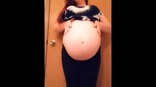Short Mama Gives A Sneak Peak of Her Unborn While Baby Step Father Showers