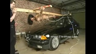 Blondie Babe With Big Tits Bondage