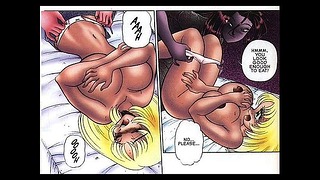 Anime-BDSM-Comic mit riesigen Brüsten