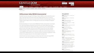 BDSM-Interview: Interview Mit Gentledom.de Die Kostenlose & Niveauvolle BDSM-Community