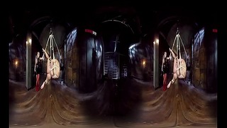 Lezbiyen Fahişeler Bu BDSM VR'de İp Kullanıyor!