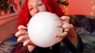Vidéo fétichiste des ballons à air Asmr Sounding - Ballons à presser et à faire éclater Arya Grander