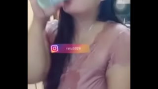 Desi Spitting Milk On Boobs