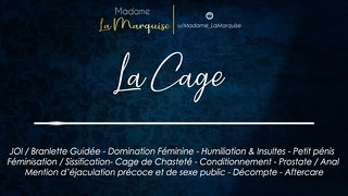 La Cage Audio Porn Francuskie JOI Cage Sissy SPH Femdom Anal Aftercare