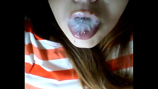 Mouthful Of Spit Bubbles
