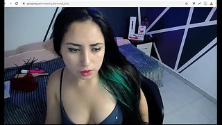 My Girls Spitting On Dildo And Saliva Bubbles