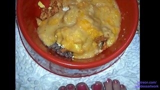 Spitting Food For My Slave