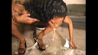 Ebony Girl Puke Vomit Puking Vomiting And Barf