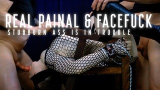 Painal & Facefuck Fantasy – A makacs kis szamár fájdalmasan szar, miközben a farka mélyen a szájában van