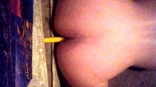 Young Blonde Anal Training Painal