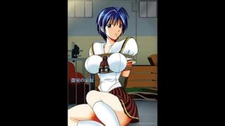 Anime Girl Huge Breasts Tied Comic