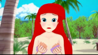 Ariël sexy animatie Hentai Spel 3D
