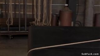 Back Arch Bondage And Whip For Slave