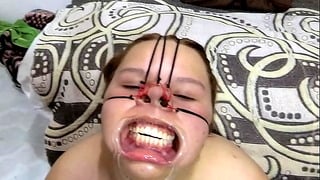 BBW Bondage Face With Cum On It