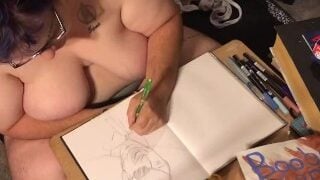 Boobs Ross — Figurine Speed Sketch — Julyathon 7