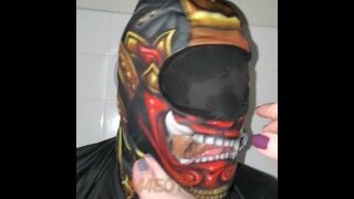 Bossy Babe Foot Dominates And Hand Gags A Masked Creep
