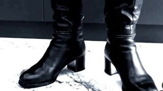 Cen – Foot Fetish Stepping In Boots