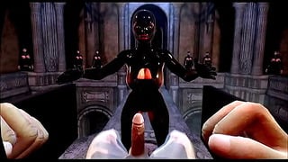 Citor3 Femdomination 2 3D VR Game Walkthrough 5: Collar Ceremony Blowjob Femdom, Latex, Big Tits