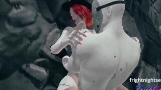 Female Freddy Krueger Vs Jason – Cosplay Hentai Parody Game