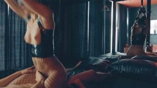 First Time Filming My Hot Wife In Latex Riding Me While Tied With A Belt – Part 3 – Oslo&Chupa