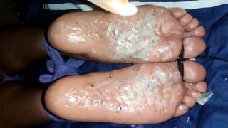 Foot Torture – Male Feet Tied And Tortured With Candle Wax
