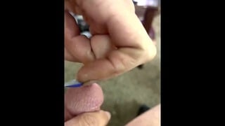 Friend Sticks Her Finger In My Dickhole