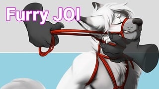 Furry JOI Tied Up And Teased