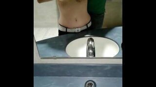 Hot Blonde With Lactating Breasts –