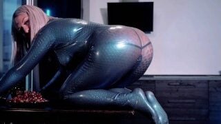 Hottest Milf Arya Grander Tease You, Fetish Model In Latex Rubber Clothes