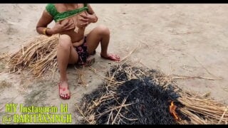 Indian Farmer’s Wife Makeup In Field Hardcore Painful Sex Clear Hindi Voice