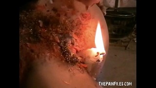Kinky Crystels Hot Wax Punishment And Self T. BDSM Of English Fetish Mode