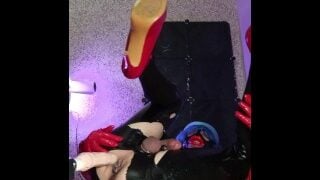 Latex Sissy Doll Mistres Anal Machine Pt4