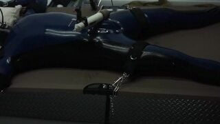 Latex Sub Bound Edged Then Milked With Latex Gloves