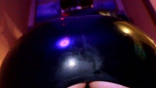Mistress Eva Latex Femdom Dominatrix Footfetish Big Ass Milf Rubber Stockings Heels Solo BDSM Hot