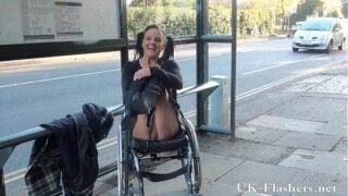 Paraprincess Public Nudity And Handicapped Pornstar Flashing