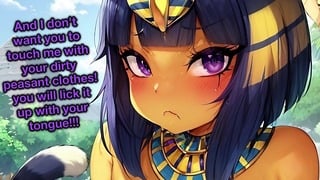 Queen Ankha Makes You Her Sex Slave Hentai JOI CEI Femdom Virtual Sex Multiple Orgasms Furry Pot